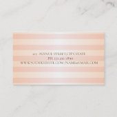 Carte De Visite Design Moderne Gratté, Cadre Or (Dos)