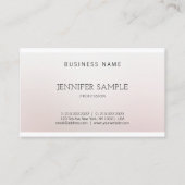 Carte De Visite Design moderne Harmonie de couleur créative Luxe (Devant)