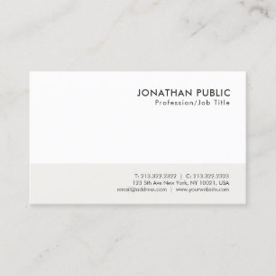 Carte De Visite Design moderne minimaliste professionnel