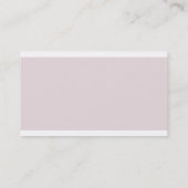 Carte De Visite Design moderne moderne moderne propre classique De (Dos)