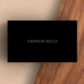 Carte De Visite Design moderne noir et gris haute qualité