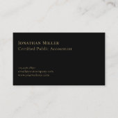 Carte De Visite Design moderne professionnel (Devant)