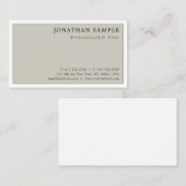 Carte De Visite Design moderne professionnel élégant design élégan (Devant / Derrière)