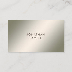 Carte De Visite Design moderne professionnel Élégant Modèle simple
