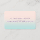 Carte De Visite Design moderne, Professionnel, Robe (Dos)