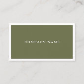 Carte De Visite Design moderne professionnel simple simple (Devant)