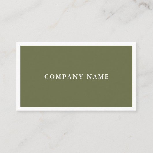 Carte De Visite Design moderne professionnel simple simple (Devant)