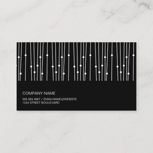 Carte De Visite Design moderne | Style (Dos)
