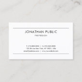 Carte De Visite Design moderne tendance Design simple Graphisme ch (Devant)