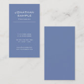 Carte De Visite Design moderne tendance Elégant Simple Luxe simple (Devant / Derrière)