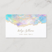 carte de visite design opal pastel (Devant)