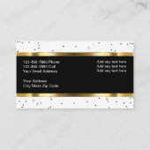 Carte De Visite Design professionnel classique (Dos)