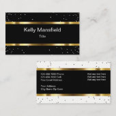 Carte De Visite Design professionnel classique (Devant / Derrière)