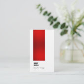 Carte De Visite Design professionnel élégant lin moderne luxe tend (Debout devant)