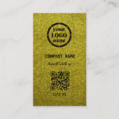 Carte De Visite Design professionnel élégant Olive Code QR moderne (Devant)