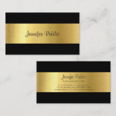 Carte De Visite Design professionnel élégant Premium Silk Luxe (Devant / Derrière)