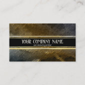Carte De Visite Design professionnel Gold Metallic QR (Devant)