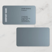 Carte De Visite Design professionnel moderne créatif Design élégan (Devant / Derrière)