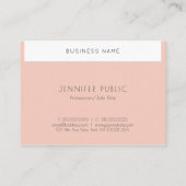 Carte De Visite Design professionnel moderne Modèle design simple (Dos)
