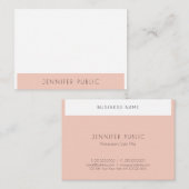 Carte De Visite Design professionnel moderne Modèle design simple (Devant / Derrière)