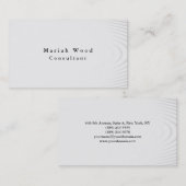 Carte De Visite Design professionnel moderne tendance (Devant / Derrière)