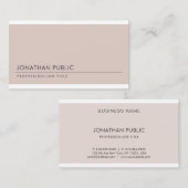 Carte De Visite Design professionnel moderne tendance Cool gracieu (Devant / Derrière)