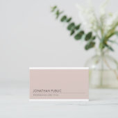 Carte De Visite Design professionnel moderne tendance Cool gracieu (Debout devant)