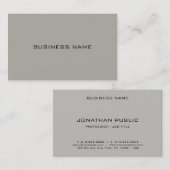 Carte De Visite Design professionnel simple et créatif Moderne ten (Devant / Derrière)
