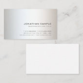 Carte De Visite Design professionnel simple et tendance Chic simpl (Devant / Derrière)