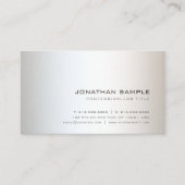 Carte De Visite Design professionnel simple et tendance Chic simpl (Devant)