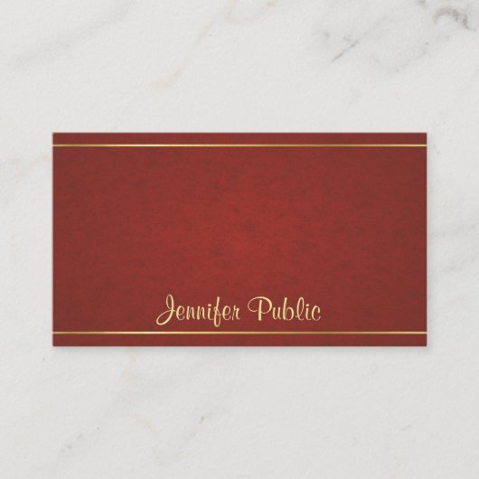 Carte De Visite Design professionnel sophistiqué Pearl Luxe (Devant)