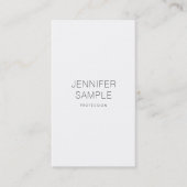 Carte De Visite Design propre créatif Design professionnel Plain m (Devant)