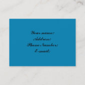 Carte De Visite Design rétro (Dos)