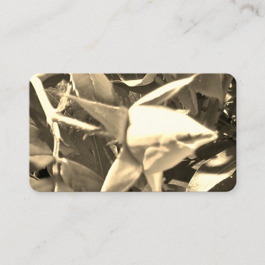 Carte de visite design rose  (Devant)