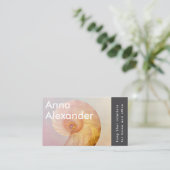 Carte De Visite Design rose sérénité 11 (Debout devant)