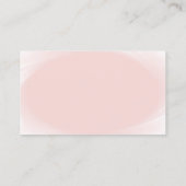 Carte De Visite Design simple et élégant Blush Rose Or tendance (Dos)