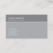 Carte De Visite Design simple professionnel Couleurs classiques Ha (Devant)