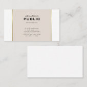 Carte De Visite Design simple professionnel tendance Plaine créati (Devant / Derrière)