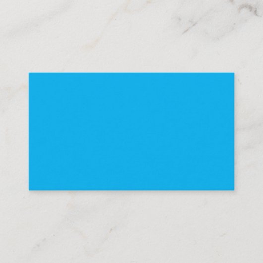 Carte De Visite Design Your Own Solid Sky Blue (Devant)