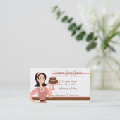 Carte De Visite Designer Bakedmarchandise-Cake (Debout devant)
