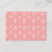 Carte De Visite Designer Bakedmarchandise-Cake (Dos)