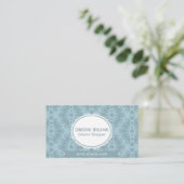 Carte De Visite Designer d'intérieur professionnel branché (Debout devant)