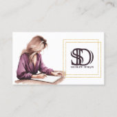 Carte De Visite Designs socialites promotionnels V3 (Devant)