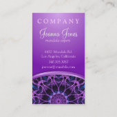 Carte De Visite Désir d'améthyste (Dos)