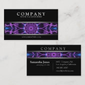 Carte De Visite Désir moderne d'améthyste (Devant / Derrière)