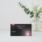Carte de visite d'espace extra-atmosphérique (Debout devant)