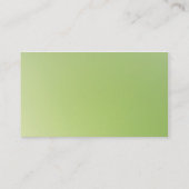 carte de visite d'espace vert (Dos)