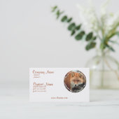 Carte de visite d'espèces de Fox (Debout devant)