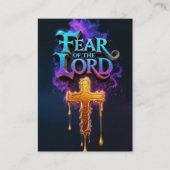 Carte De Visite Desperate Darkwave | Psalm 19:9–11 KJV Card Box (Devant)