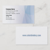 Carte de visite d'essence de vague (Devant / Derrière)